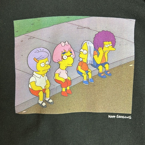 Levi’s X The Simpsons Black Heavy Hoodie | Size Large - Picture 2 of 7